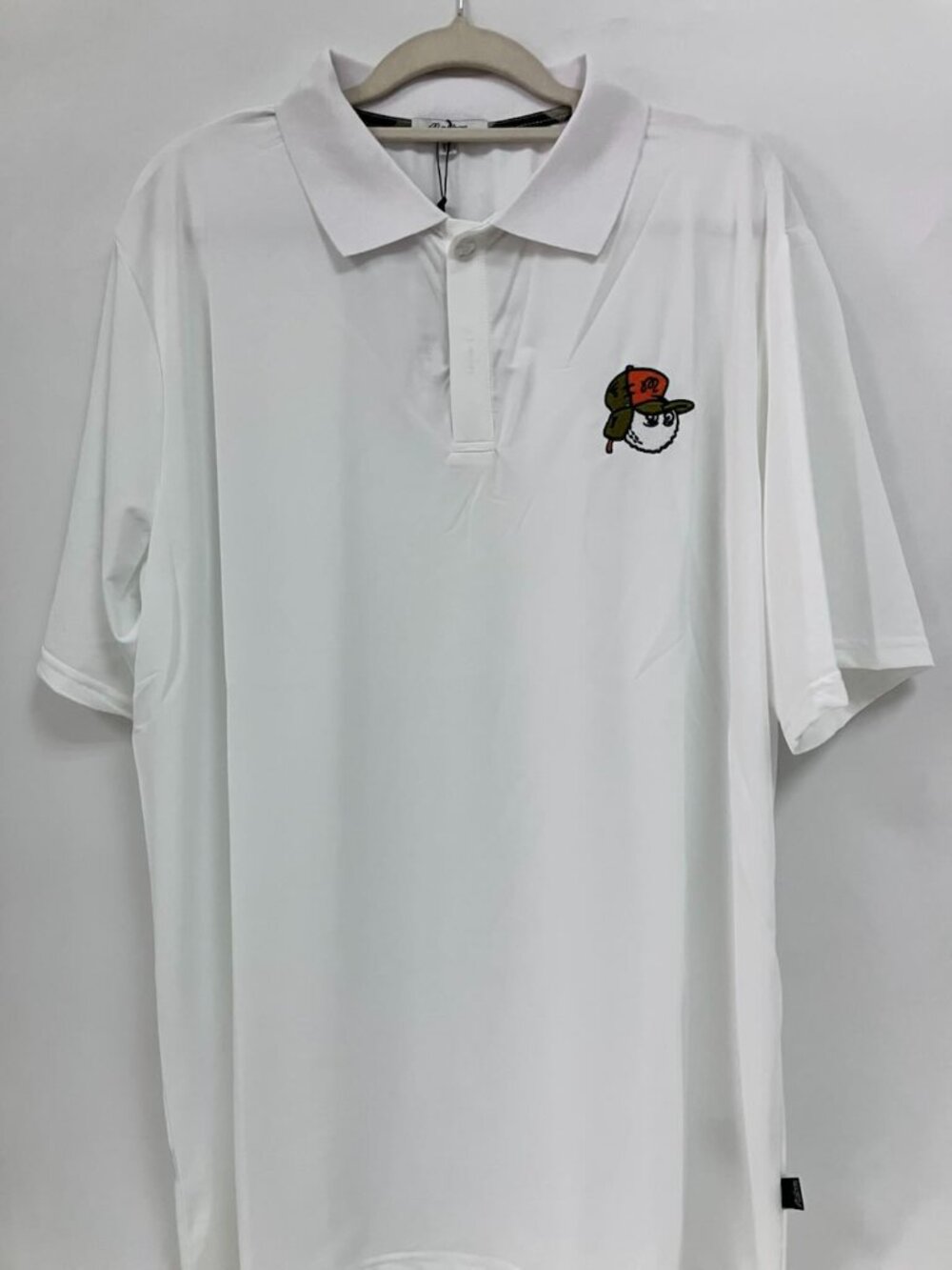 Malbon Men's Golf Short Sleeve Lapel Polo Shirt Casual Sports Top